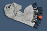 View Item New Lambretta Mod Retro Geometric Print Scarf Off White